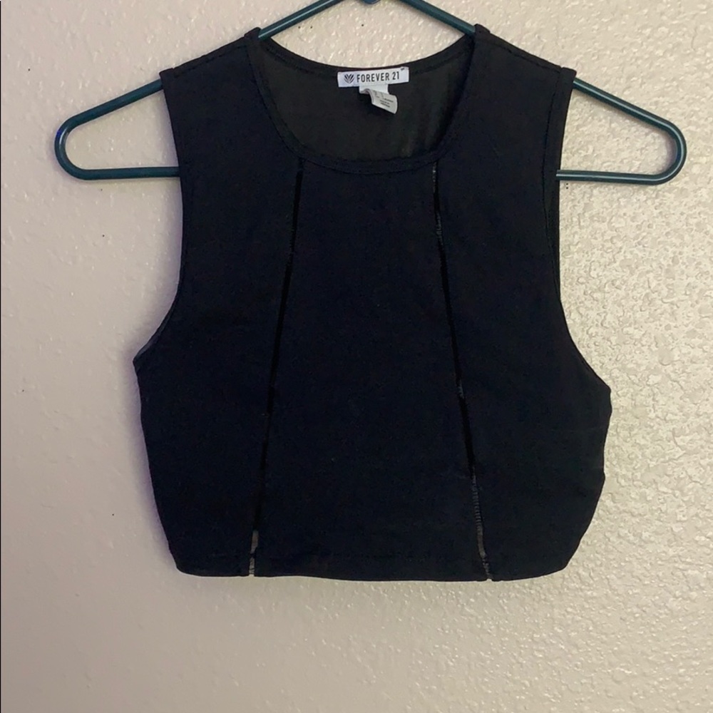 Forever 21 cropped workout tank